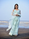 VK 4102 Organza Silk Digital Printed Sarees Catalog